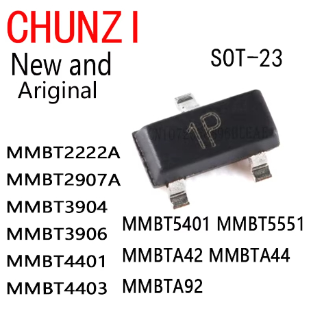 10PCS SOT-23 MMBT22A MMBT2907A MMBT3904 MMBT3906 MMBT4401 MMBT4403 MMBT5401 MMBT5551 MMBTA42 MMBTA44