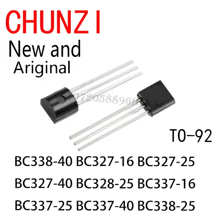 20PCS ใหม่และต้นฉบับ TO-92 BC338-40 BC327-16 BC327-25 BC327-40 BC328-25 BC337-16 BC337-25 BC337-40 B