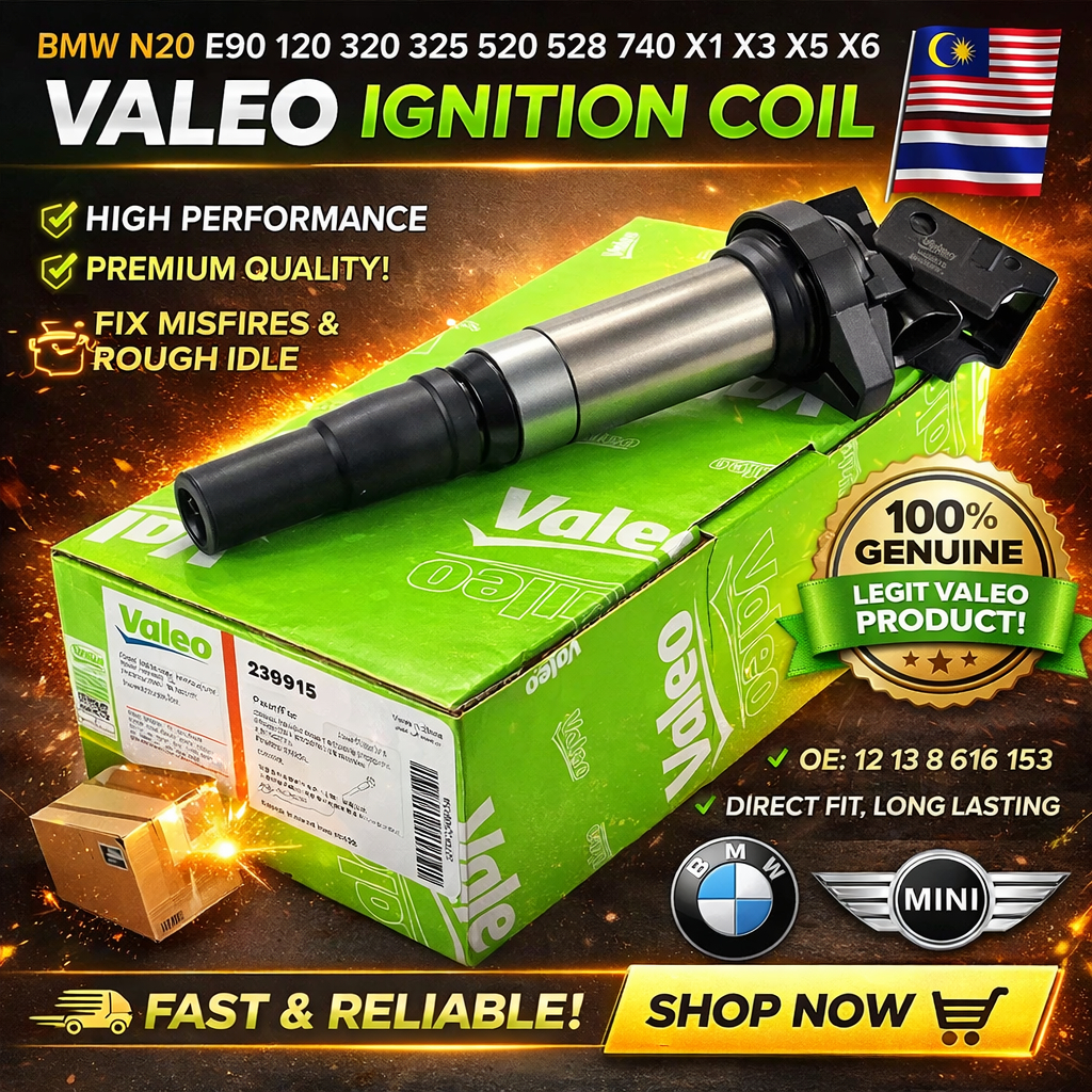 BMW N20 E90 120 320 325 520 528 740 X1 X3 X5 X6 MINI R56 F30 F10 E60 F02 VALEO LGNITION COIL OE:12 1