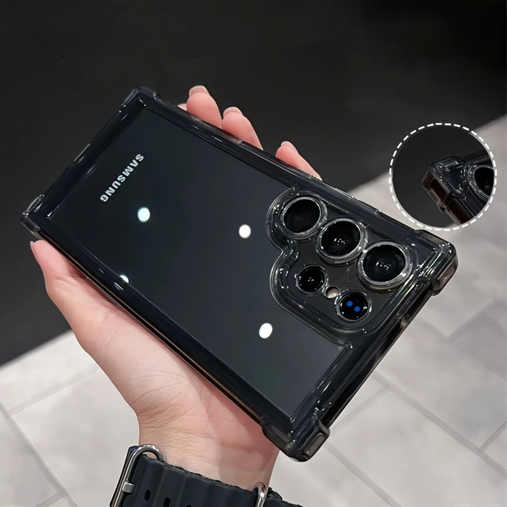 สําหรับ Samsung S26Ultra-A55 ชุบถุงลมนิรภัย Quad Angle รวมทุกอย่าง Anti-Fall เคสโทรศัพท์ป้องกัน
