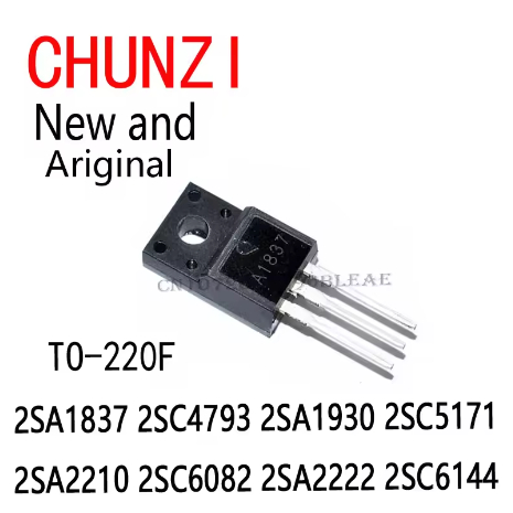 5PCS C4793 A1837 A1930 C5171 A2210 C6082 A2222 TO-220F 2SA1837 2SC4793 2SA1930 2SC5171 2SA2210 2SC60