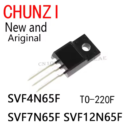 5PCS ใหม่และต้นฉบับ 650V 4A 4N65F SVD4N65F SVF4N65 SVF7N65 SVF12N65 TO-220F SVF4N65F SVF7N65F SVF12N