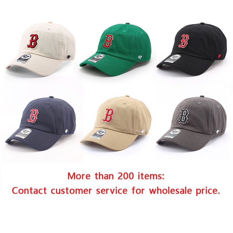 หมวกเบสบอล 47brand Boston Red Sox แบบ Soft Top ปรับได้ สวมใส่ง่ายทุกรูปทรง