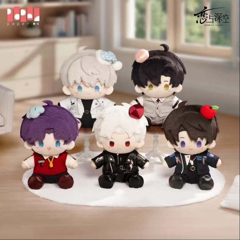 ตุ๊กตากำมะหยี่ Love & Deepspace ร่วมทางทุกวัน ฉีอวี่, เซินซิงฮุย, ชินเช่, เซียอี้โจว, หลีเชิน