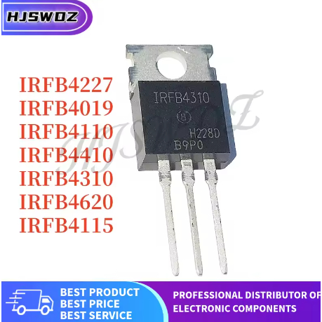 5PCS ใหม่ IRFB4115 4115 IRFB4110 4110 IRFB4019 4019IRFB4227 IRFB4310 IRFB4410 4410 IRFB4620 PBF TO-2