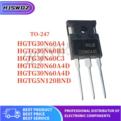 5PCS TO-247 HGTG30N60A4D HGTG30N60C3 HGTG30N60B3 HGTG20N60A4D HGTG30N60A4 HGTG5N120D G30N60B4D G20N6