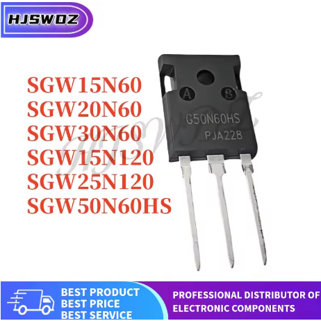 5PCS SGW15N120 SGW30N60 SGW15N60 SGW50N60HS SGW25N120 SGW20N60 G15N120 G30N60 G15N60 G50N60S G20N60 