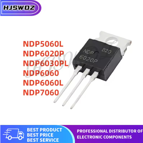5PCS 100% คุณภาพ NDP5060L NDP6060 NDP6060L NDP6030PL NDP6020P NDP7060 TO-220 MOS หลอดในสต็อก