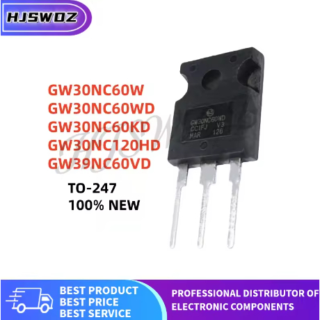5PCS STGW30NC60WD STGW30NC60W STGW30NC120HD STGW30NC60KD STGW39NC60V GW30NC60WD GW30NC60W GW30NC60W 
