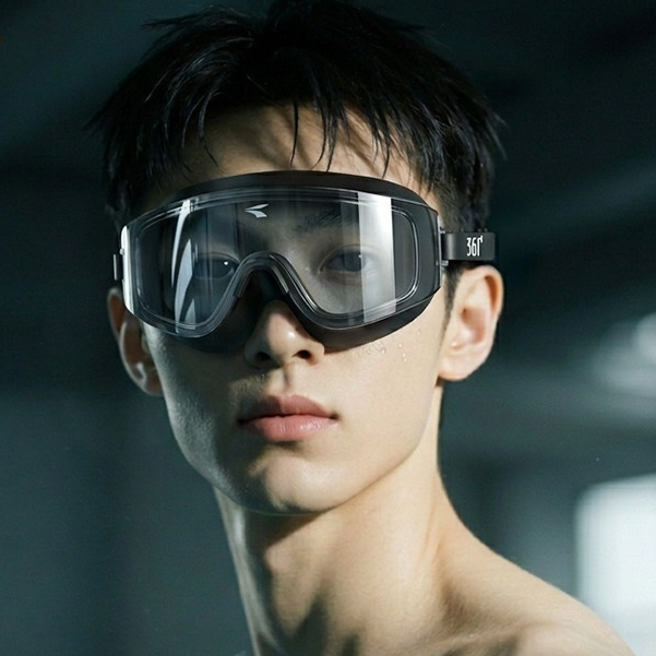 361 องศาสายตาสั้นลบ 2.0-6.0 ผู้ใหญ่ ไม่จํากัดเพศ แว่นตาว่ายน้ํากรอบใหญ่