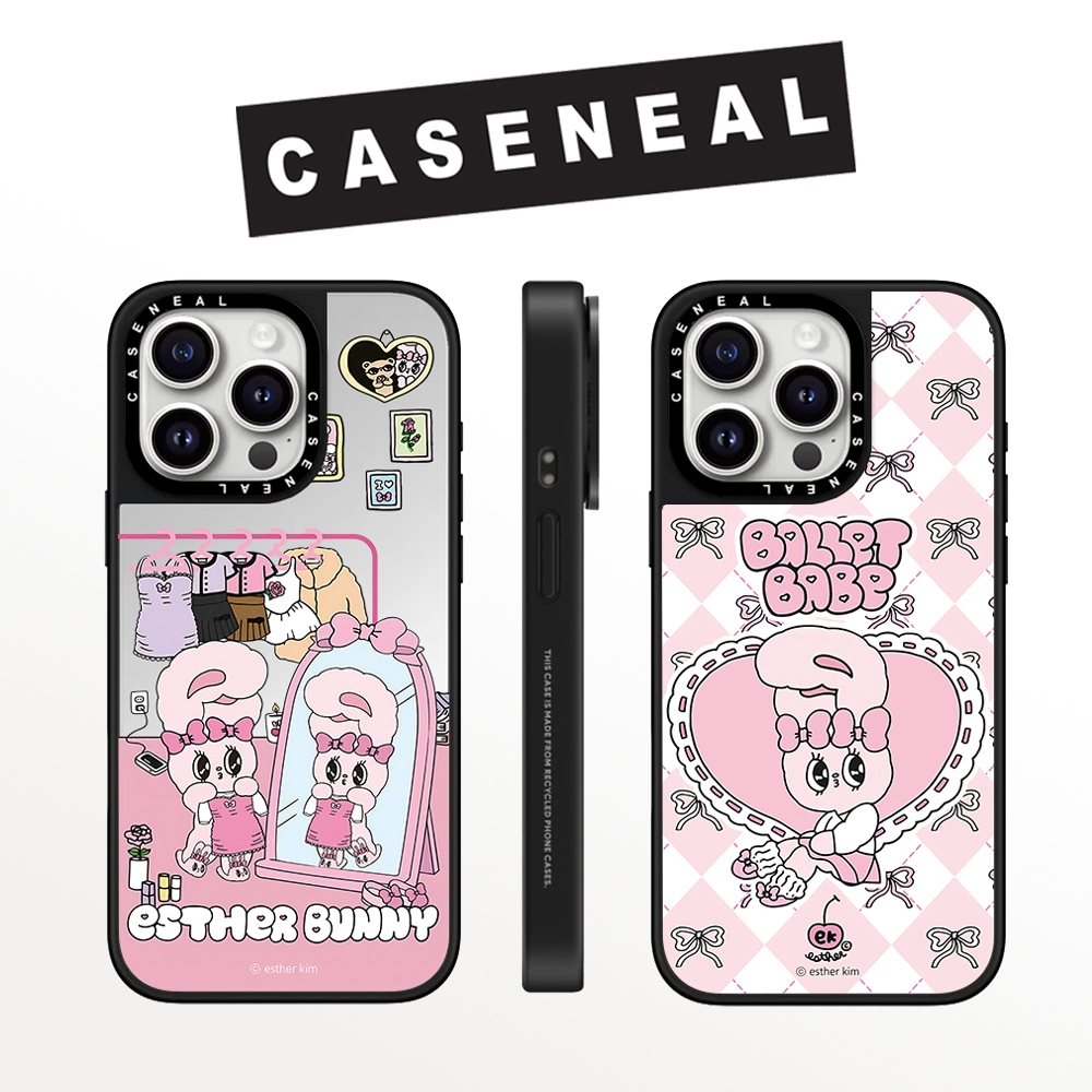 Drop proof CASENEAL เคสโทรศัพท์สําหรับ iPhone 16promax 16pro 16 15Pro 15promax 14promax 13 13promax พิมพ์ด้านข้างเคสแข็ง EstherBunny 12 12promax กรณี iPhone 11 กรณีคุณภาพสูง