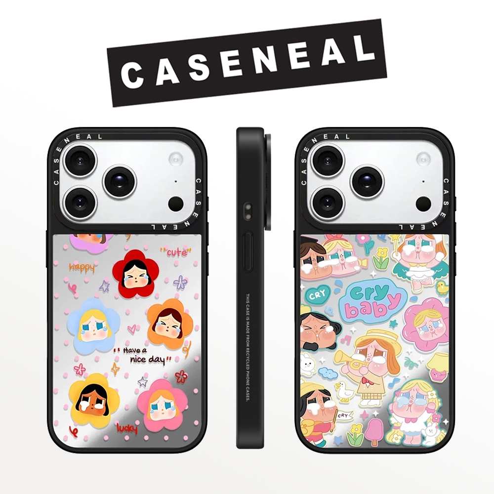 Drop proof CASENEALเคสโทรศัพท์สําหรับiPhone 17ProMax 17pro 17 air 16promax 16 15promax 15 14promax 13 13promax hard Caseน่ารักCrybaby 12PromaxกรณีiPhone 11กรณีคุณภาพสูง