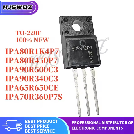 5PCS TO-220F 65S650CE 70S360P7 80R450P7 80R1K4P7 IPA65R650CE IPA70R360P7S IPA80R450P7 IPA80R3A80R3A9