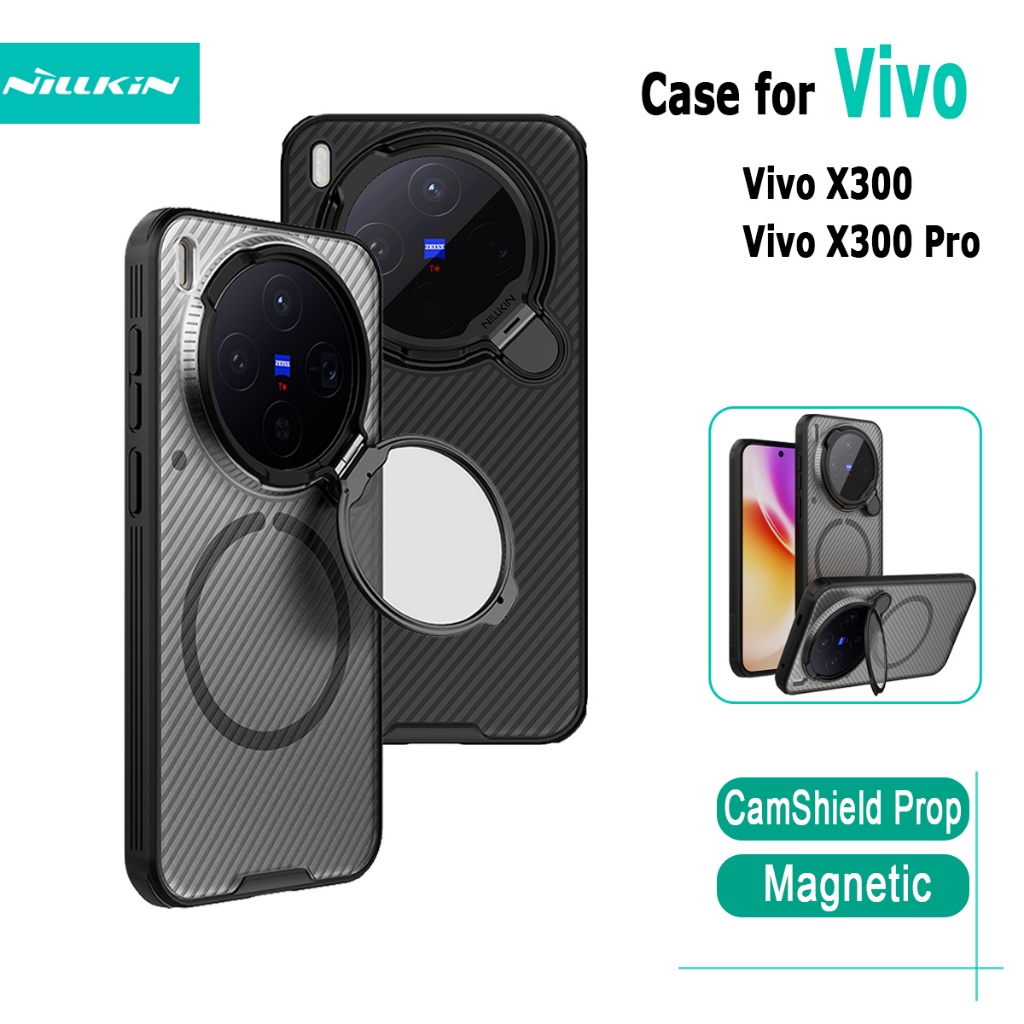 สําหรับ Vivo X300 Pro เคสโทรศัพท์ Nillkin CamShield Prop Vivo X300 เคสแม่เหล็กเลนส์ฝาครอบฝาครอบป้องกัน