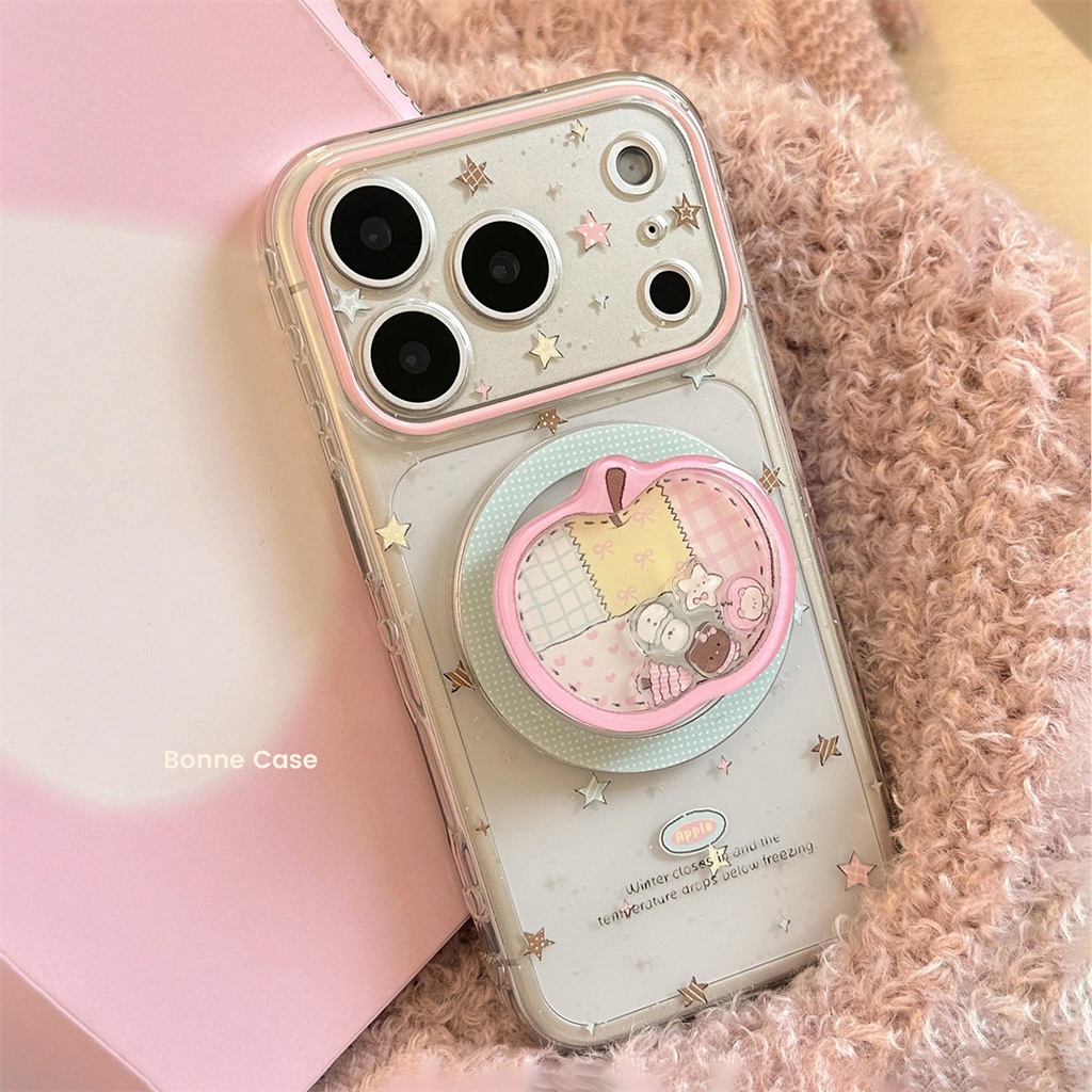 สําหรับIphone Case 17 Pro Max 16 Pro Max 15 Pro Maxโปร่งใสสีStarเคสโทรศัพท์
