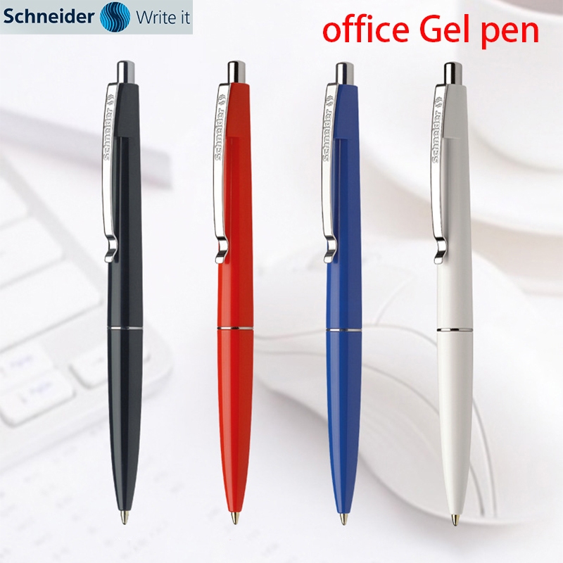 SCHNEIDER เยอรมนีชไนเดอร์สํานักงานกดแกนปากกาเป็นกลางเพื่อเขียน ก2+0.5 มม. ราบรื่น 132921
