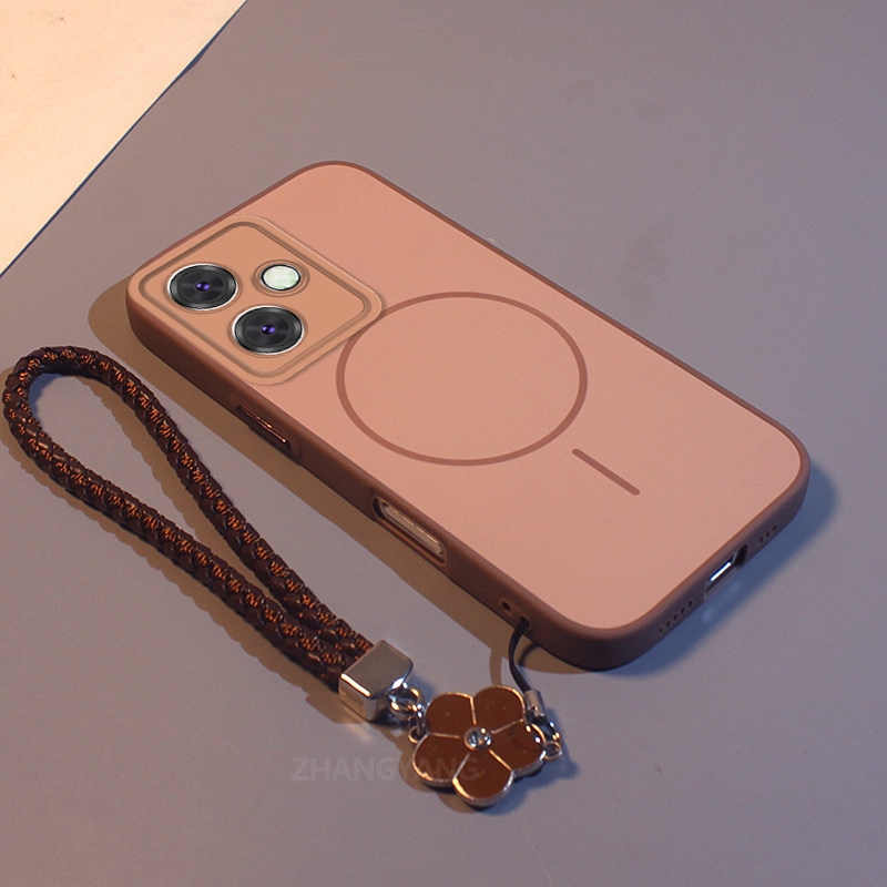 สําหรับRealme C63 4G C61 ซิลิโคนชนสีออกแบบใหม่เคสโทรศัพท์ความงามAnti drop simple soft Caseฟรีเชือกปร