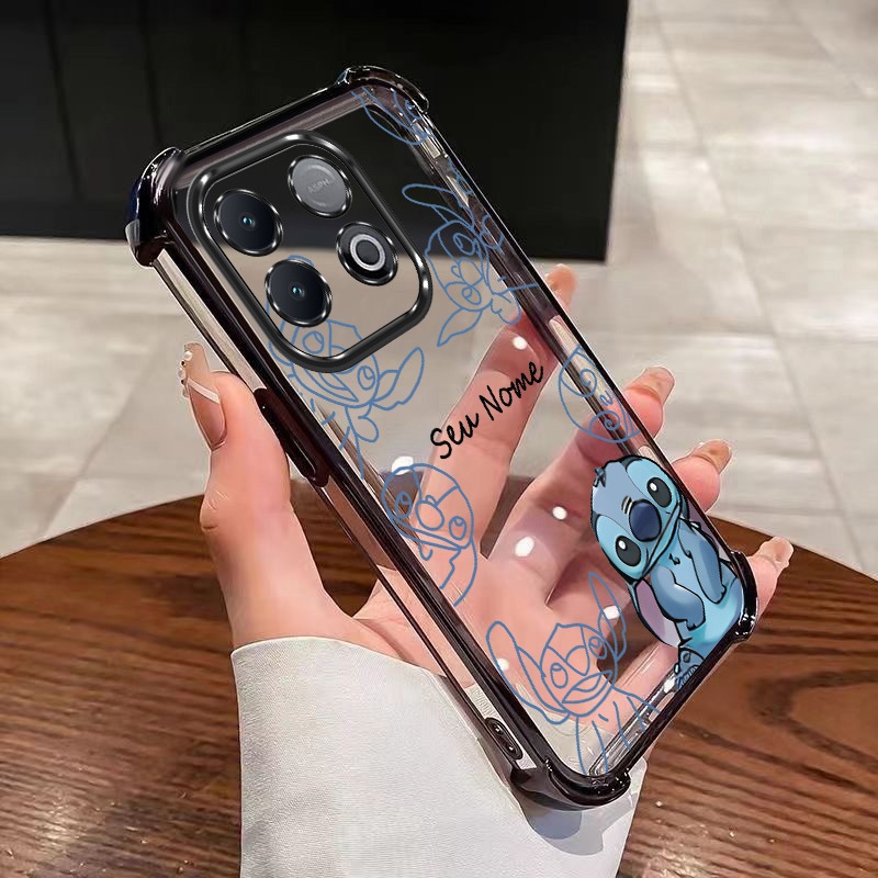 IQOO Neo 10 iQOO 15 13 Z10 Z9 Z9x ใหม่ DIY ข้อความที่กําหนดเอง Stitch กรณีนุ่ม Anti-Fall Clear กรณีก