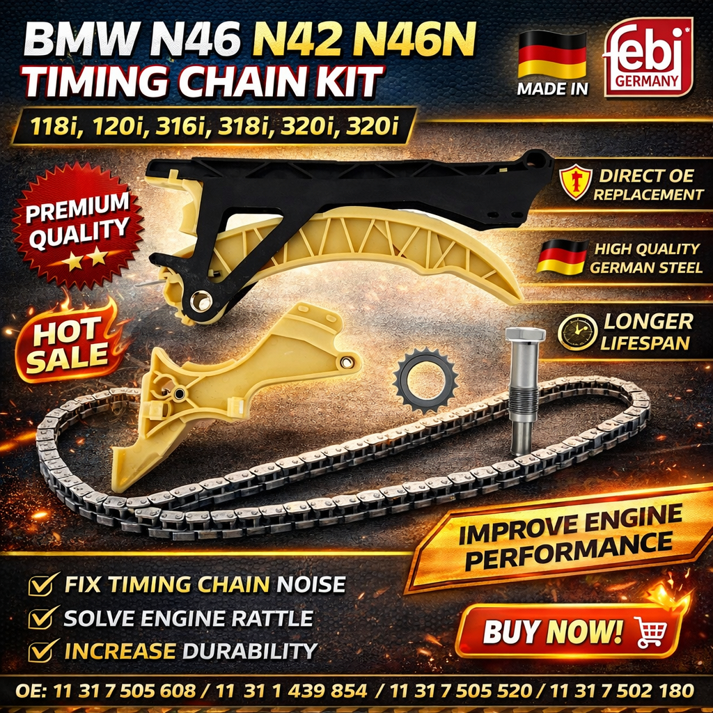 BMW N46 N42 N46N 118i 120i 316i 318i 320i FEBI GERMANY TIMING CHAIN KIT OE:11 31 7 505 608 11 31 1 439 854 11 31 7 505 520 502 680 567