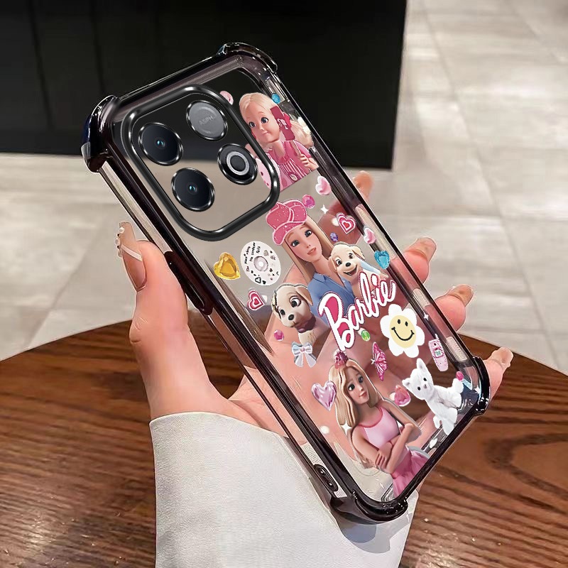 IQOO Neo 10 iQOO 15 13 Z10 Z9 Z9x Casing Barbie Case Beauty Girl Cover กันกระแทกเคสใส