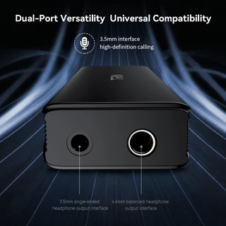 TRN Wave QCC3095 + Dual CS43198 แบบพกพา DAC/AMP รองรับบลูทูธ 6.0 ถอดรหัสหูฟังเครื่องขยายเสียง 4.4 มม./3.5 มม.Type-C USB