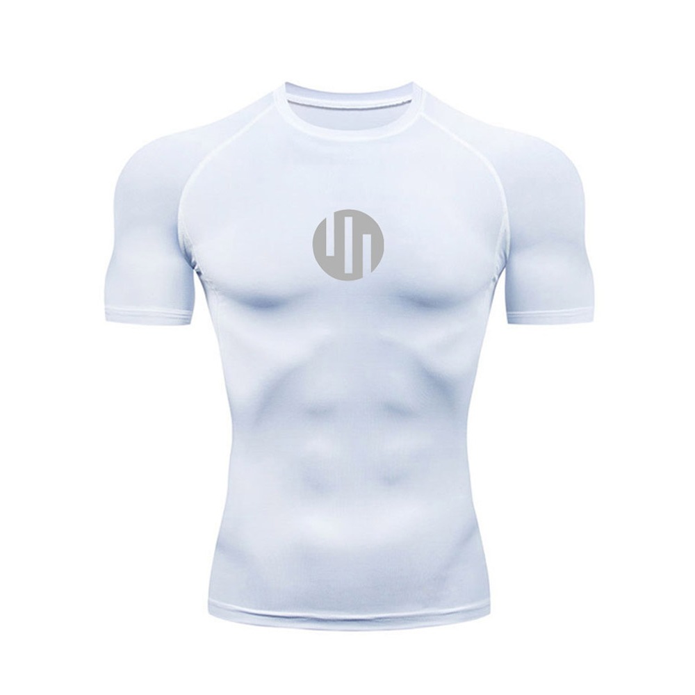 เสื้อยืดรัดกล้ามเนื้อ Invincible Young Hero สไตล์กีฬาสำหรับผู้ชาย แห้งเร็ว