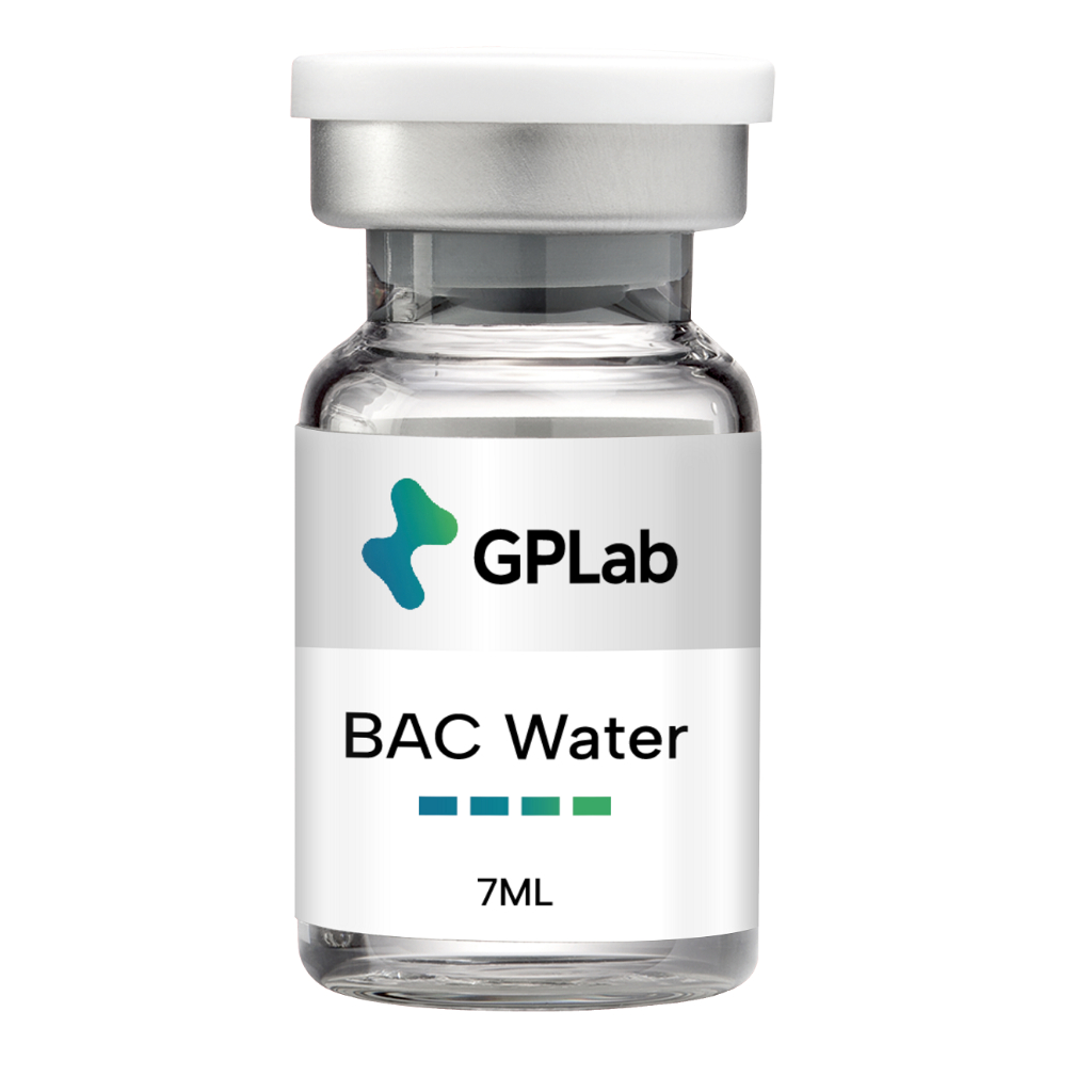 GPLab BAC Water 7ml เปปไทด์น้ําต้านเชื้อแบคทีเรีย ผงแห้งแช่แข็ง น้ํายาละลายเฉพาะ