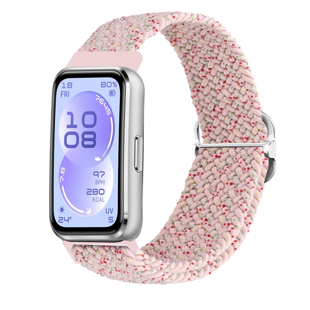 อุปกรณ์เสริมสร้อยข้อมือสายไนลอนทอสําหรับ Huawei Band 11 รูปที่ 4