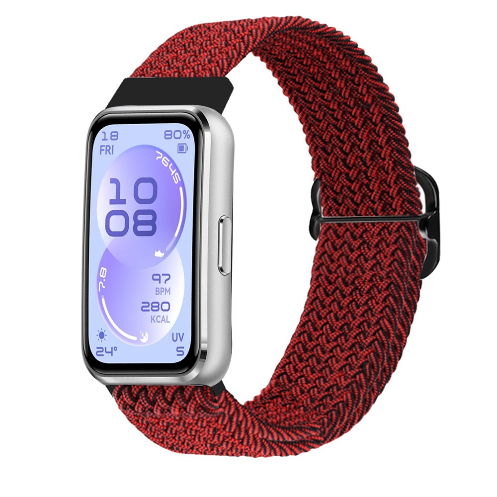 อุปกรณ์เสริมสร้อยข้อมือสายไนลอนทอสําหรับ Huawei Band 11 รูปที่ 5