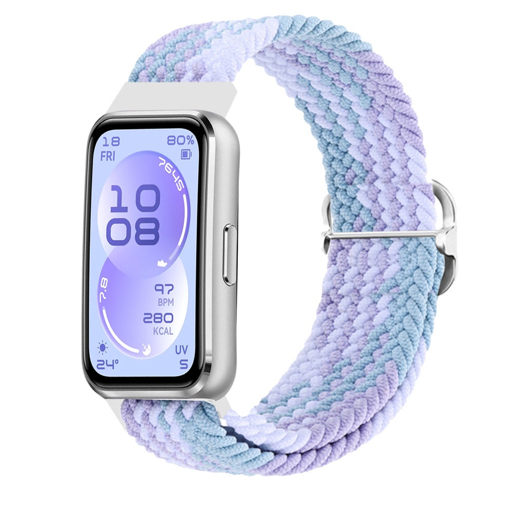 อุปกรณ์เสริมสร้อยข้อมือสายไนลอนทอสําหรับ Huawei Band 11 รูปที่ 3