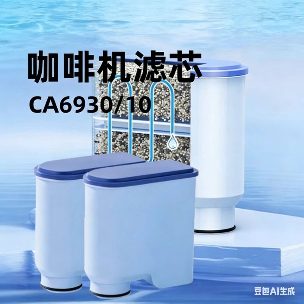 เหมาะสําหรับไส้กรองเครื่องชงกาแฟ Philips เข้ากันได้กับ CA6903 กรองกาแฟถ่านกัมมันต์ Purify น้ํา