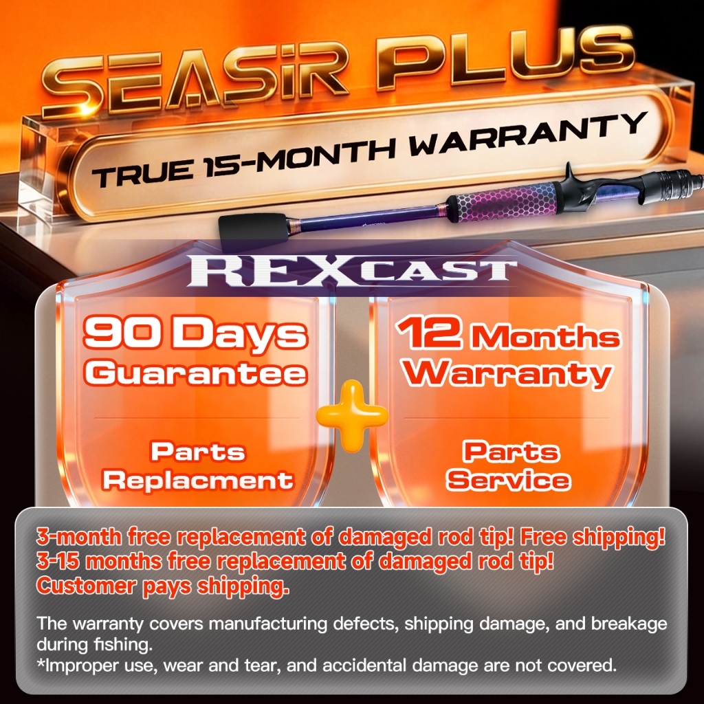 ปลายคันเบ็ด SEASIR Rexcast ทดแทนปลายคันที่เสียหาย