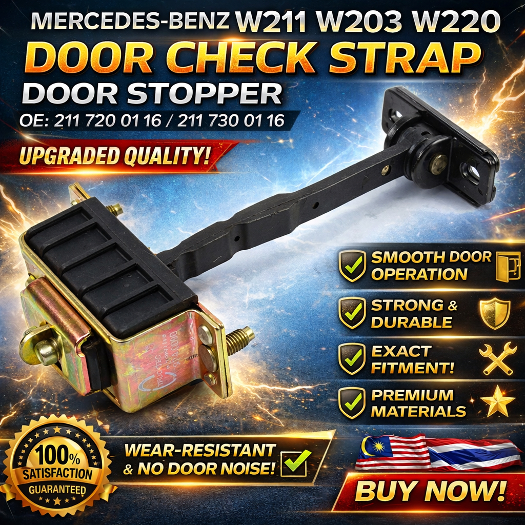 MERCEDES-BENZ W211 W203 W220 ประตู CHECK STRAP ประตู STOPPER OE:211 720 01 16 211 730 01 16
