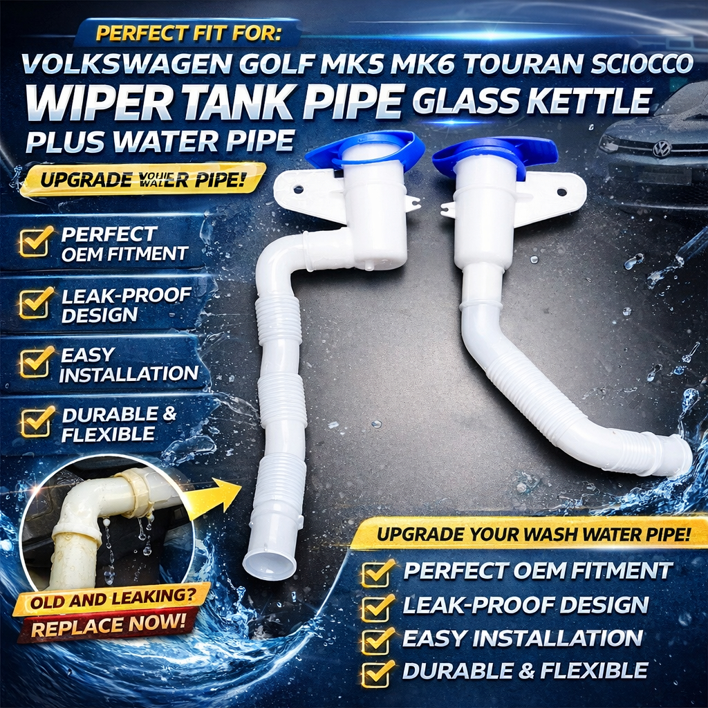 VOLKSWAGEN GOLF MK5 MK6 TOURAN SCIOOCO WIPER TANK PIPE WIPER TANK PIPE WIPER SPRAYER PIPE GLASS KETT