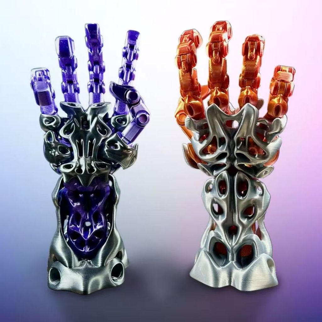 3D การพิมพ์ Cyberpunk Manipulator เครื่องประดับ Full Joint Movable รุ่น Desktop Bracket แขวนของขวัญ