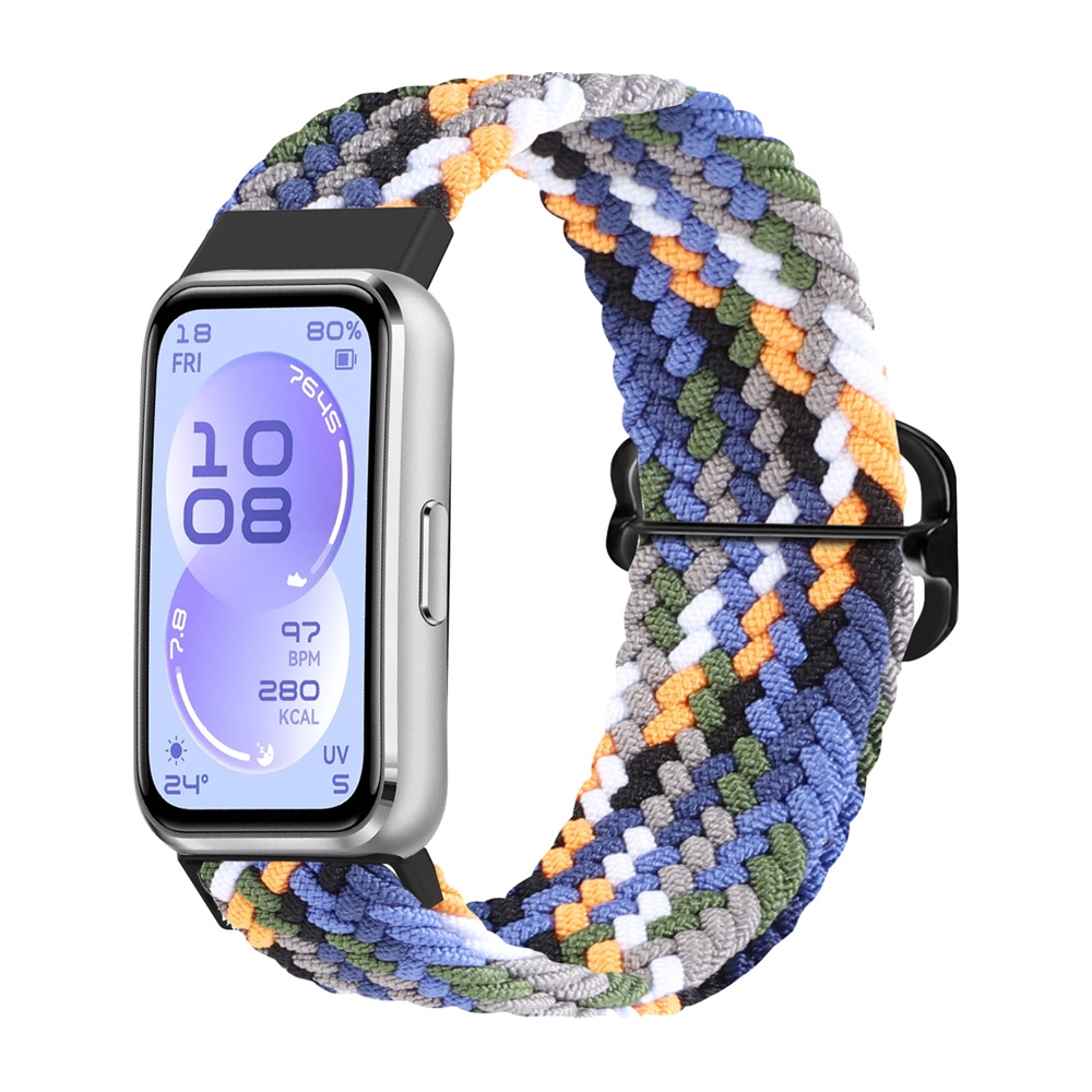 อุปกรณ์เสริมสร้อยข้อมือสายไนลอนทอสําหรับ Huawei Band 11 รูปที่ 6