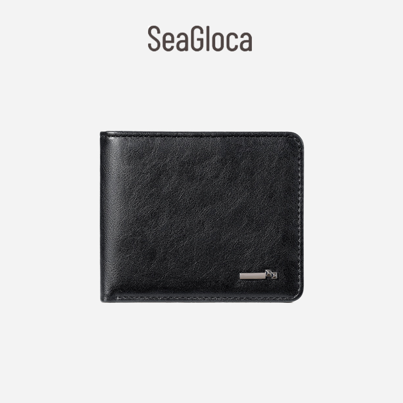 SeaGloca กระเป๋าสตางค์ผู้ชาย–ช่องเสียบการ์ดหลายช่องกระเป๋าเงินเหรียญขนาดกะทัดรัดน้ําหนักเบาสําหรับการใช้งานทุกวันหมายเลข 2061