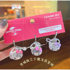 USJ Universal Studios Osaka Limited HelloKitty น่ารักซิป Puller จี้ตกแต่ง