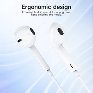 HOCO M101 หูฟังแบบมีสายหัว สำหรับStereo Sound Small Talk เสียงดี มีไมค์ในตั Type-C