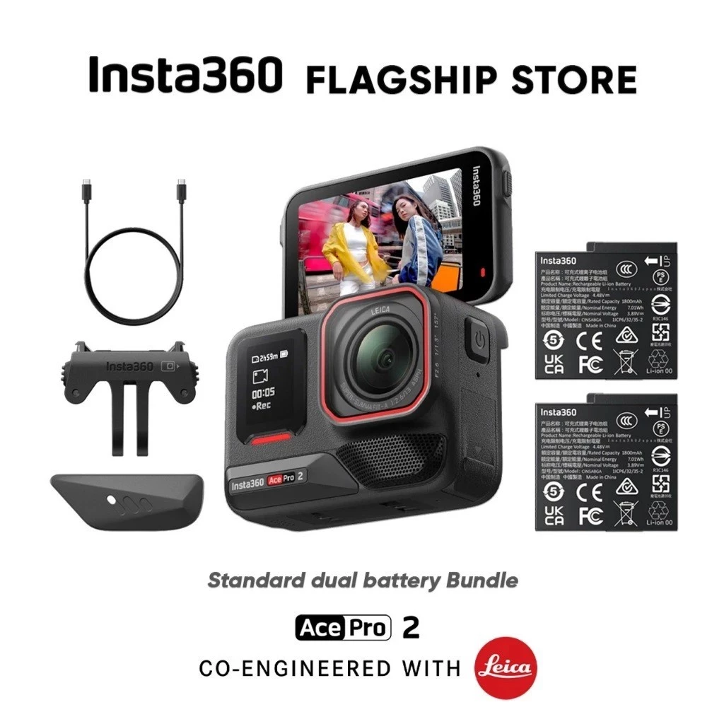 กล้องกีฬา Insta360 Ace Pro 2 เลนส์ LEICA ถ่ายวิดีโอ 8K 50MP thumbnail 3