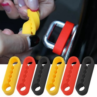 4 ชิ้น Universal Shock-Absorbing ลดเสียงรบกวนรถประตูล็อคอัพเ…