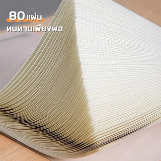 สมุดโน๊ตสันห่วง แนวนอน มินิมอล ปกใส A5 B5 A4 มีเส้น เส้นกริด ตาราง สมุดสไตค์มูจิ สมุดจดบันทึก notebook