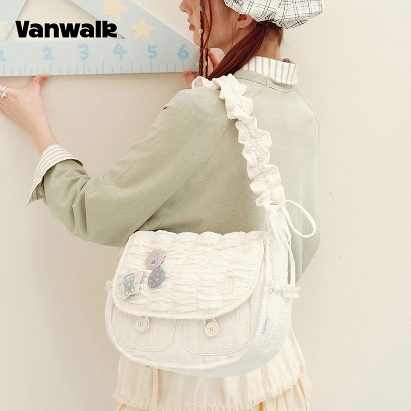 VANWALK حقيبة كروس نسائية على شكل سحابة كبيرة V3021 — صورة 6