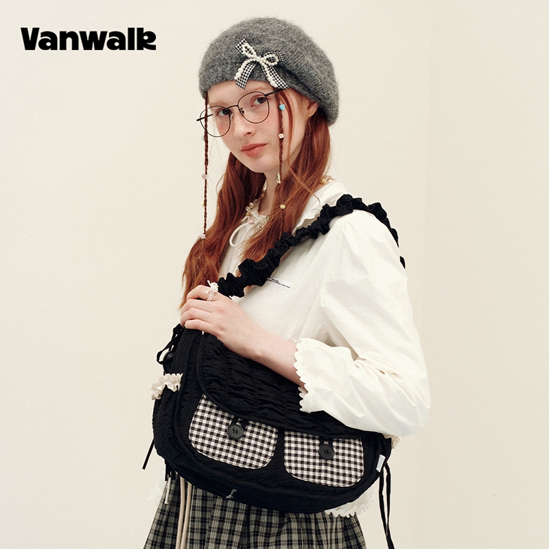 VANWALK حقيبة كروس نسائية على شكل سحابة كبيرة V3021 — صورة 2