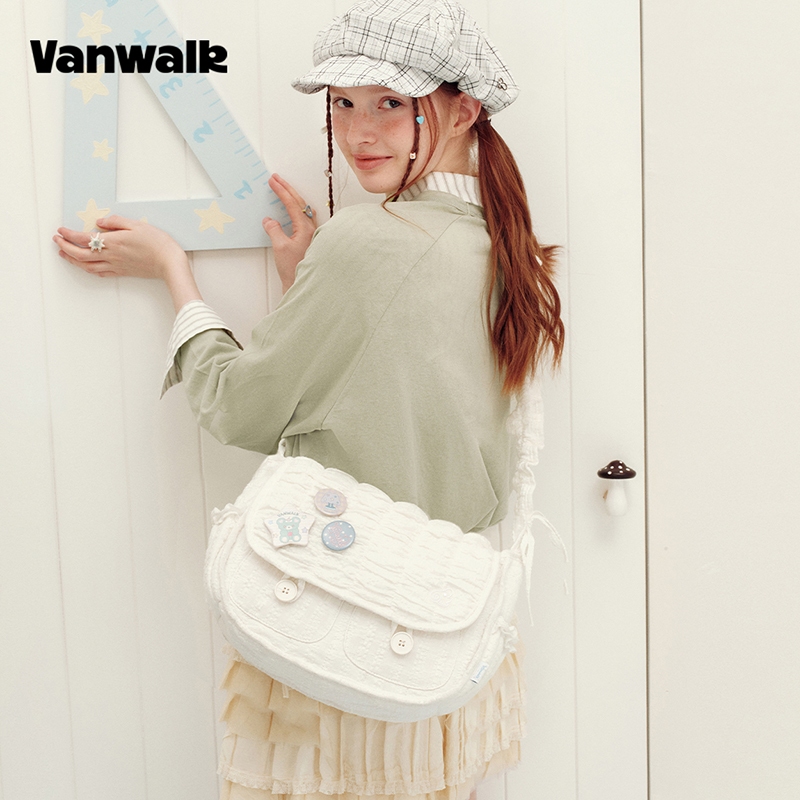 VANWALK حقيبة كروس نسائية على شكل سحابة كبيرة V3021 — صورة 5