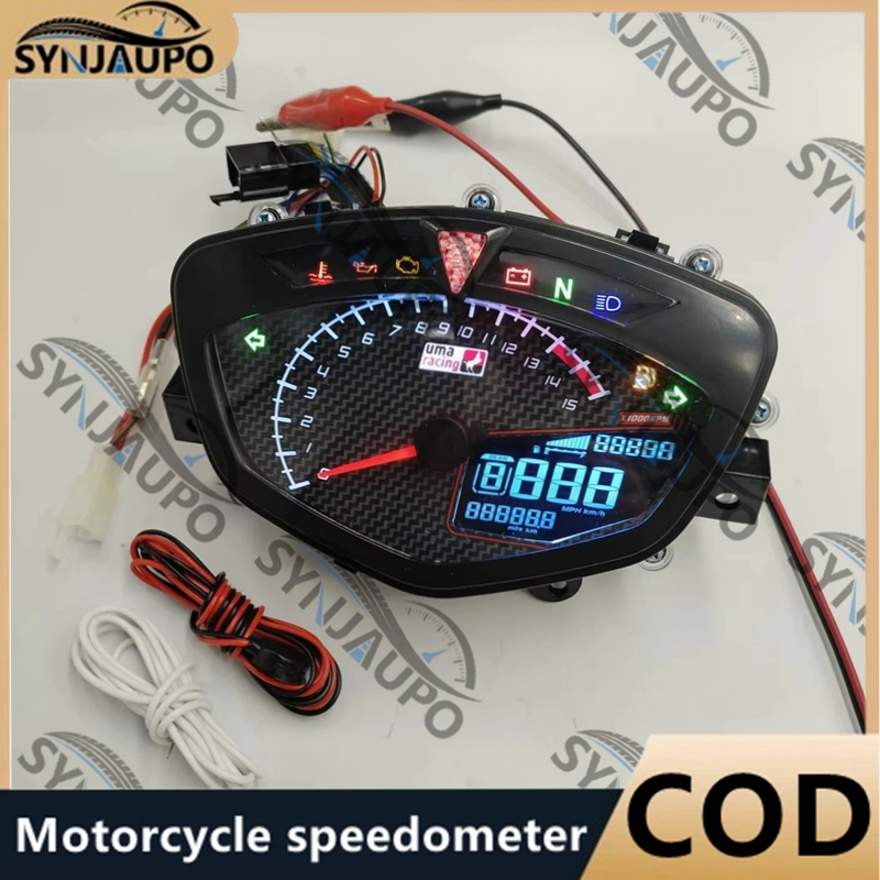 สําหรับ Yamaha 135 LC V1/ Jupiter MX Sniper รถจักรยานยนต์ Tachometer เครื่องวัดระยะทางดิจิตอล Speedo