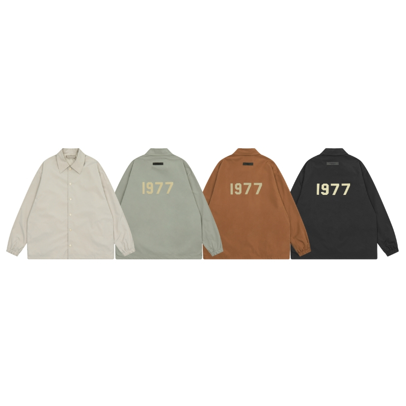 เสื้อกันลมโค้ชแจ็คเก็ตสไตล์ STREETWEAR CLASIC FLOCKING สำหรับทั้งชายและหญิง ดีไซน์สองลายเหมาะสวมใส่ได้ในทุกโอกาส
