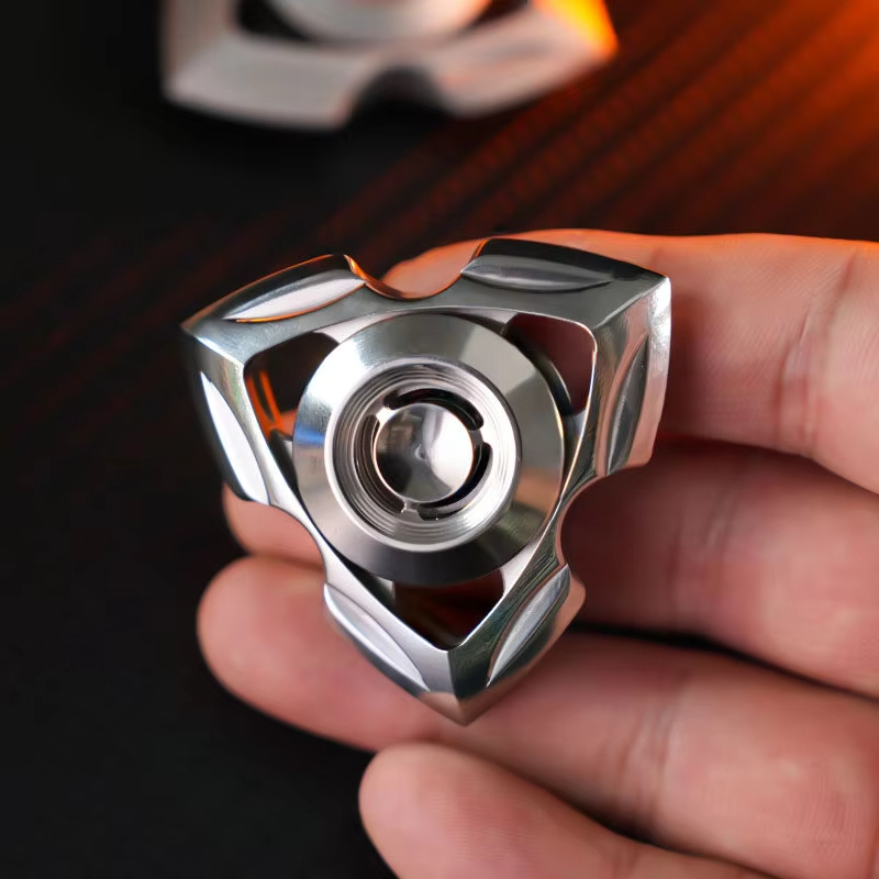 1PC โลหะ Mini Hand Fidget Spinner Roller ปลายนิ้ว Spinning Top Tip Gyro Edc บรรเทาความเครียดบรรเทาโต๊ะทํางานของเล่น Anti ความวิตกกังวล
