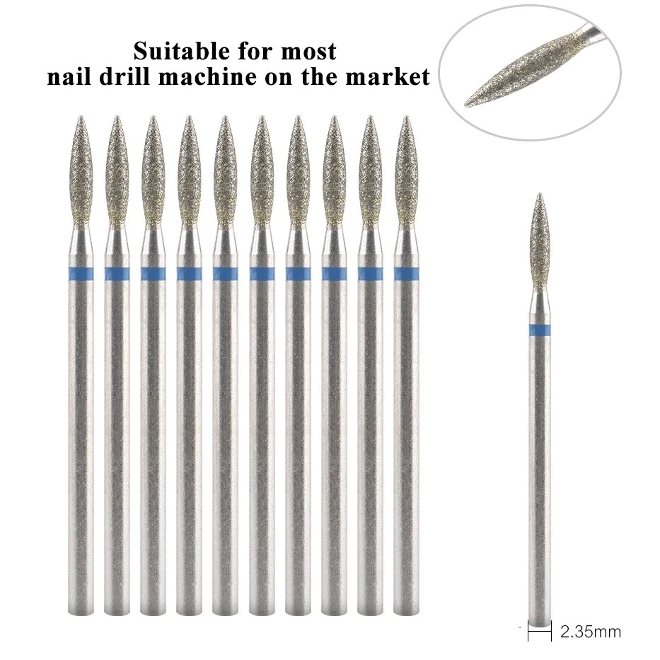 5/10PCS สว่านเล็บเปลวไฟ 838 russian cuticle Nail designer