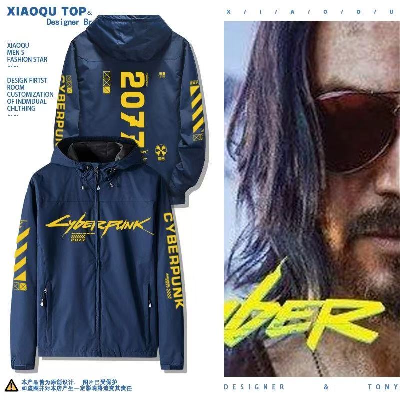 Cyberpunk 2077 Hooded Top เสื้อฮู้ดสำหรับผู้ชายและผู้หญิง